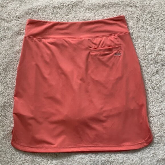 Daily Sports Womens Activewear Lazio Skort Sz Med Coral Color Made in Sweden NWT - Picture 2 of 9